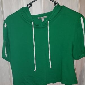 short sleeve blouse with hat